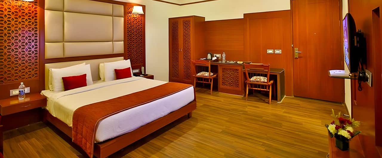 Guest room at Regenta Resort Vanya Mahal