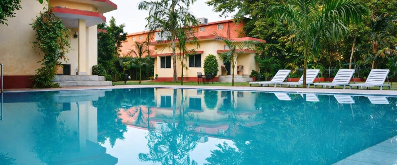 Swimming pool at Ankur Resort