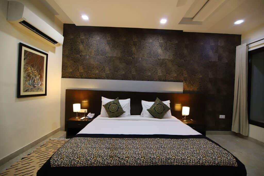 Room interior at Jungle Vilas